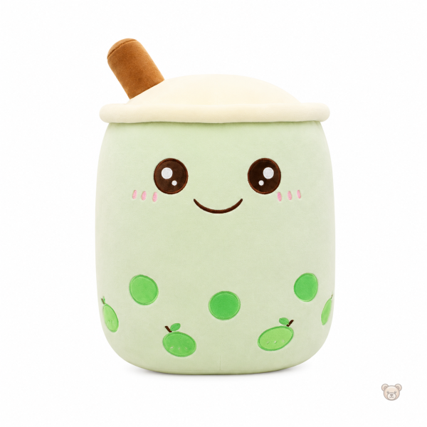 Squishmallow mignon pour les amateurs de bubble tea