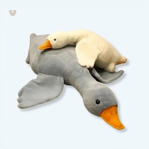 Peluche canard géant jaune pour chambre d'enfant