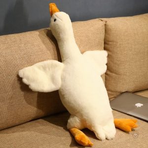 Canard doux en peluche pour câlins et réconfort
