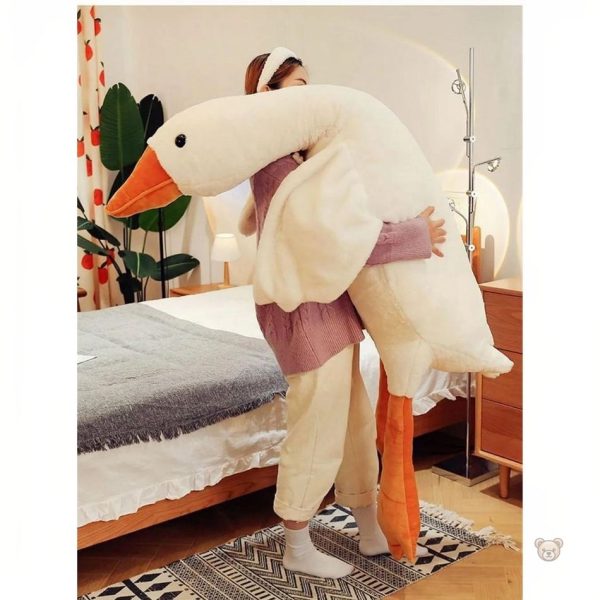 Accessoire de chambre enfant : peluche canard douce