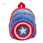 Sac à dos enfant en peluche, héros Captain America doux