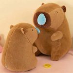 Peluche capybara mignon enrhumé