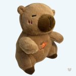 Peluche capybara douce avec berceuses et bruits blancs