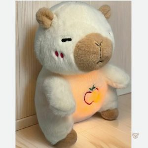 Capybara en peluche qui respire pour apaiser bébé