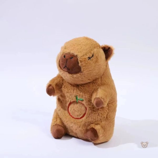 Peluche douce capybara qui calme et réconforte