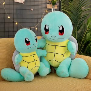 Peluche Carapuce Pokémon bleue à carapace douce