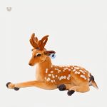 Peluche cerf géant doux pour câlins d'hiver enfants