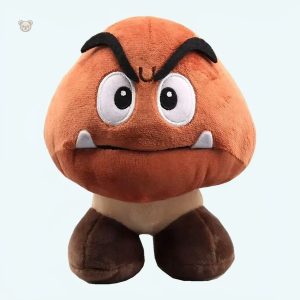 Peluche champignon maléfique Mario, personnage emblématique