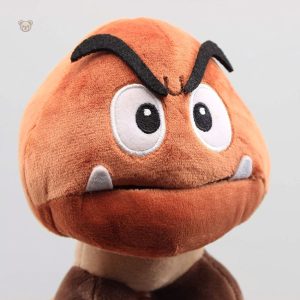 Peluche Mario champignon maléfique, design original et amusant