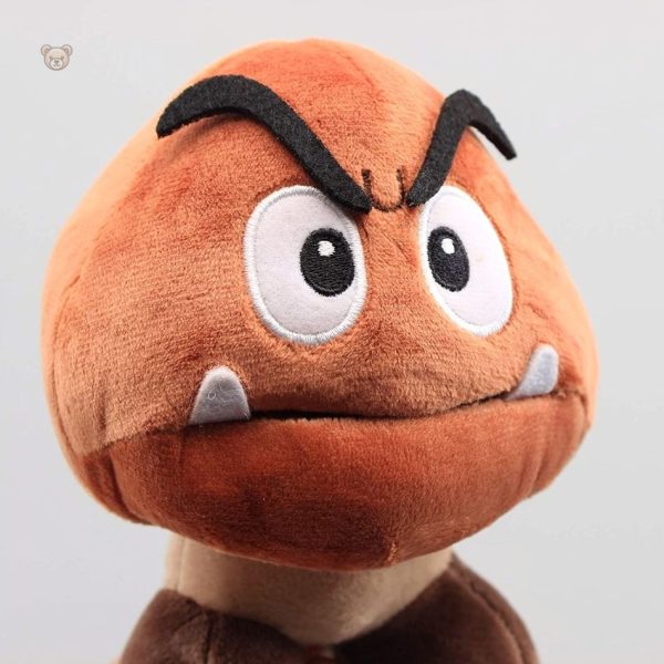 Peluche Mario champignon maléfique, design original et amusant
