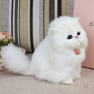 Doux chat en peluche, parfait pour le confort des enfants