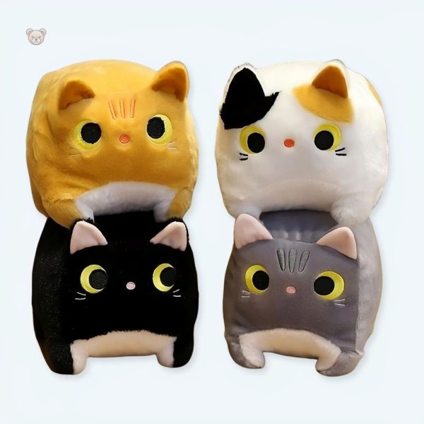 peluche-chat-carre-doux-confort-univers-cocooning-maison-1 Peluche chat carré douce pour un confort cocooning