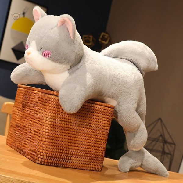 peluche-chat-croise-avec-un-requin-1 Peluche chat requin originale et amusante