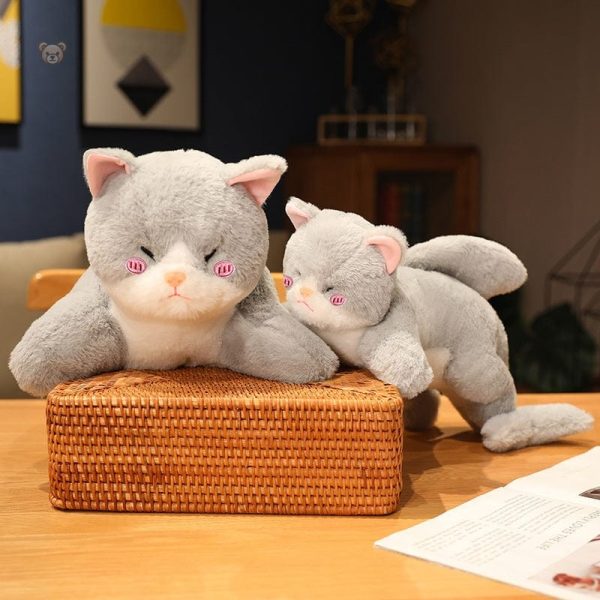 Peluche adorable pour les fans de félins et de créatures marines