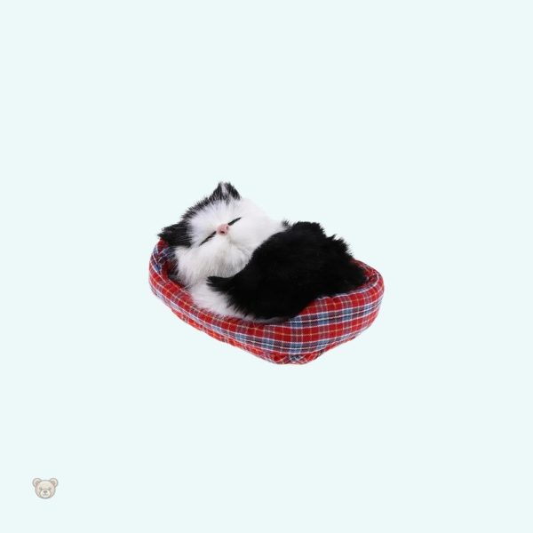 peluche-chat-endormi-doux-calin-univers-apaisant-1 Peluche chat endormi douce et câline