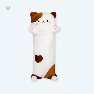 Peluche chat géant douce pour câlins réconfortants