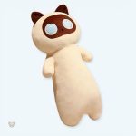 Peluche chat géant douce pour décoration de chambre