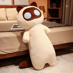 Peluche câlin chat géant pour un confort agréable