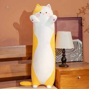 Peluche chat douce, idéale pour les moments de tendresse