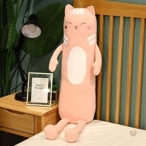 Câlin en peluche chat idéal pour se détendre et s'endormir