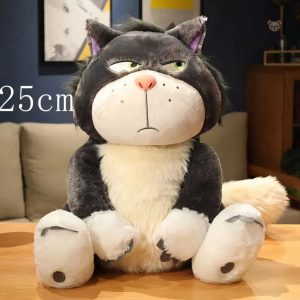 Peluche magique représentant le chat Lucifer de Disney