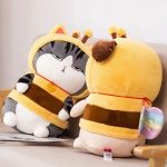 Peluche enfant chat, compagnon doux et réconfortant