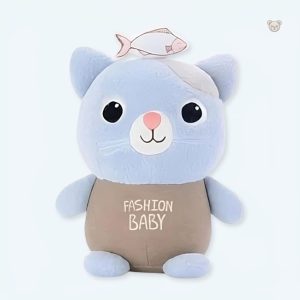 Peluche chat douce et câline pour enfants