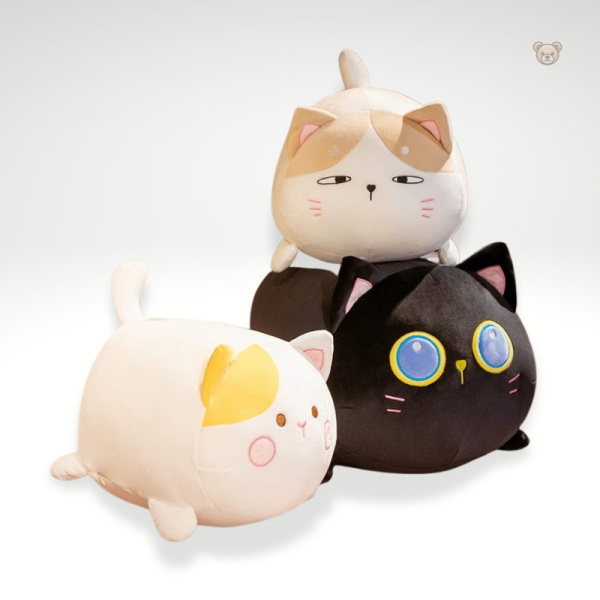 peluche-chat-moelleuse-1 Peluche chat moelleuse et douce pour câlins