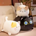 Peluche chat moelleuse, un cadeau réconfortant