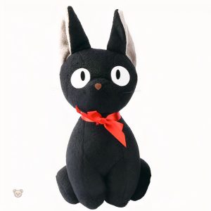 Peluche douce chat noir Jiji inspirée de Miyazaki
