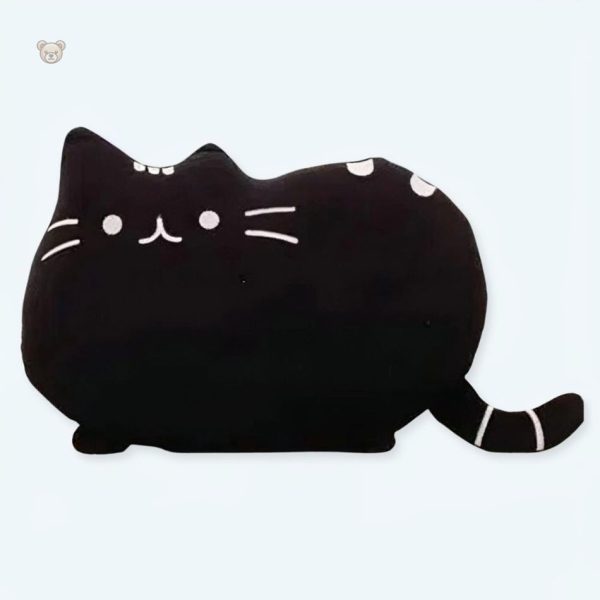 peluche-chat-noir-mignon-doux-compagnon-calin-enfant-1 Peluche chat noir mignon et doux pour enfants