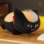 Peluche chat noir Nyanko Sensei douce et câline