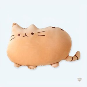 Peluche chat orange mignon et doux pour enfants