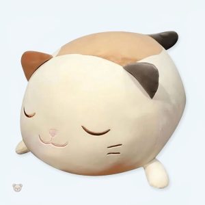 Peluche chat douce pour un confort optimal la nuit