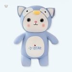 Peluche chat pingouin déguisé douce et amusante pour enfants