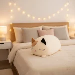 Peluche bicolore chat squishmallow, idéale pour les câlins