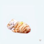 Peluche chat tigré roux doux et câlin endormi