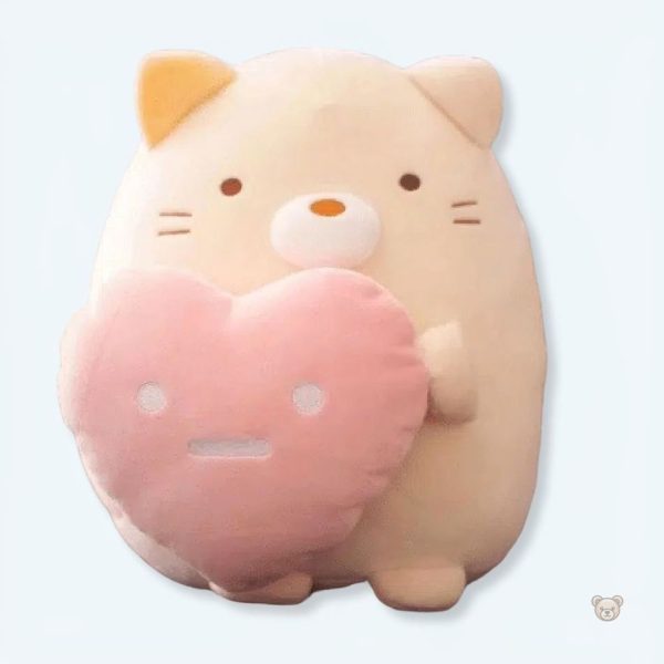 peluche-chaton-coeur-doux-calin-pour-enfant-fille-1 Peluche chaton douce et câline pour fille