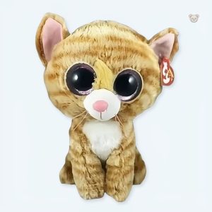 Peluche chaton doux et moelleux pour câlins d'hiver