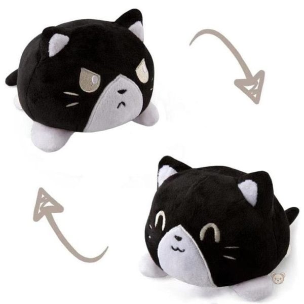 Jouet en peluche réversible félin