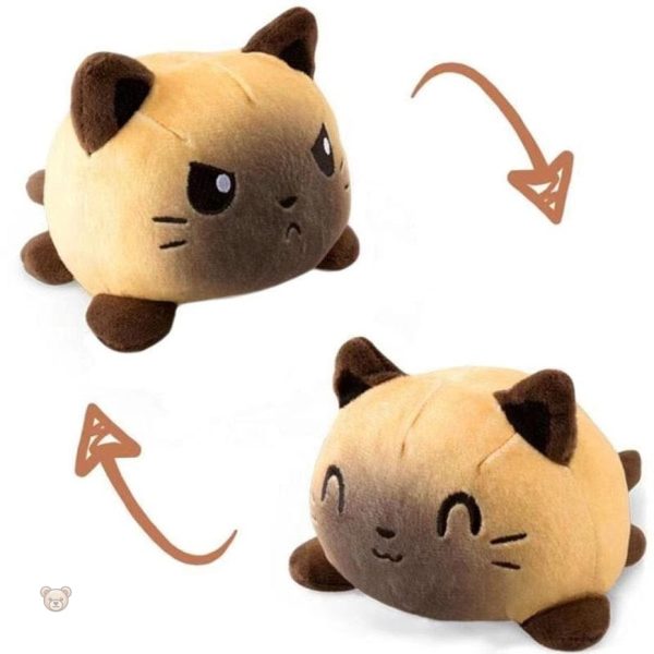 Peluche réversible aux motifs variés