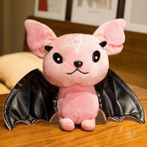 Peluche noire en forme de chauve-souris pour décoration