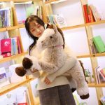 Peluche douce cheval, compagnon de couchage