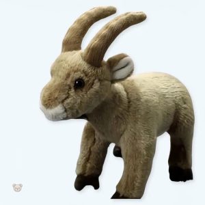 Peluche chèvre de montagne douce et câline