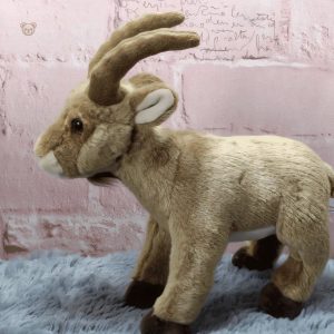 Peluche douce chèvre alpine pour câlins réconfortants