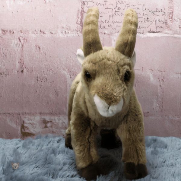 Peluche chèvre d'hiver, compagnon idéal pour les petits