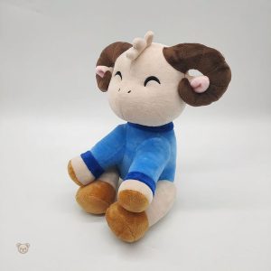Chèvre en peluche douce, idéale pour les câlins d'enfants
