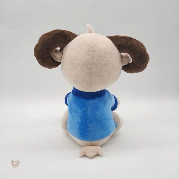 Peluche chèvre laineuse, parfaite pour le jeu et le réconfort