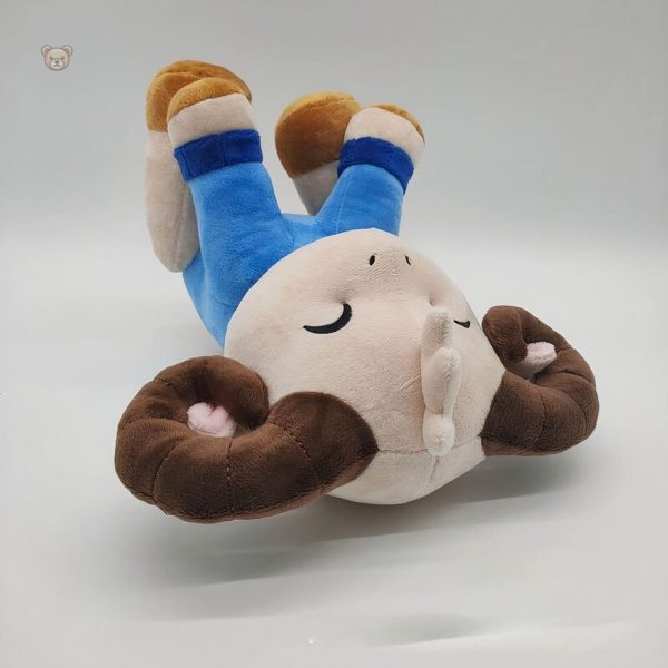 Chèvre câline en peluche, douce au toucher pour les petits