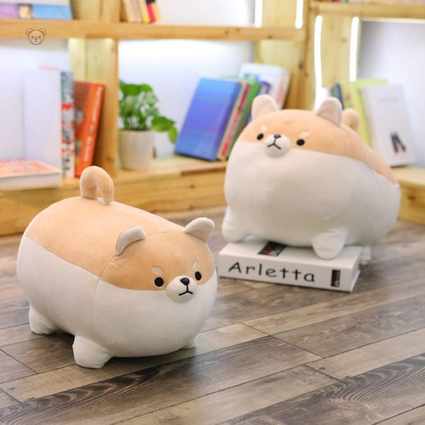 Peluche câlin en forme de chien